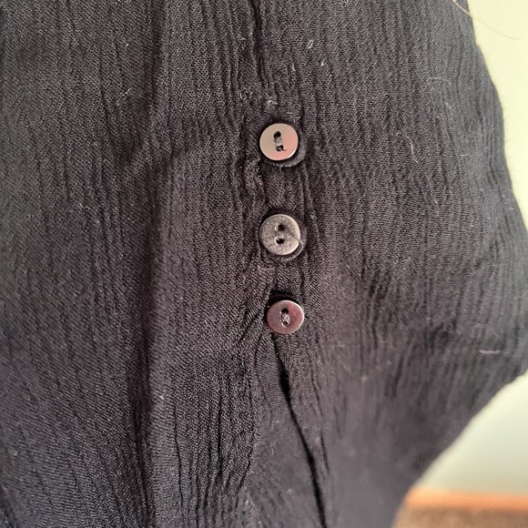 Free People Amalfi One Piece Wide Leg Embroidered Jumpsuit Size 2 - Picture 5 of 7